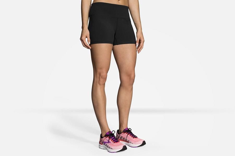 Brooks Ghost 3 Women Sport Clothes & Running Short Black HWY053964